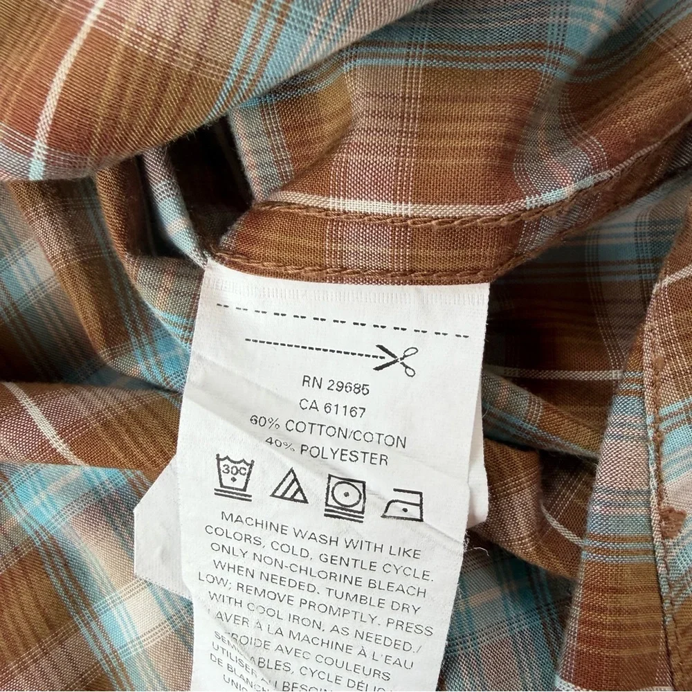 Men’s Pendleton Frontier Long Sleeve Shirt Size Medium - Picture 5 of 9